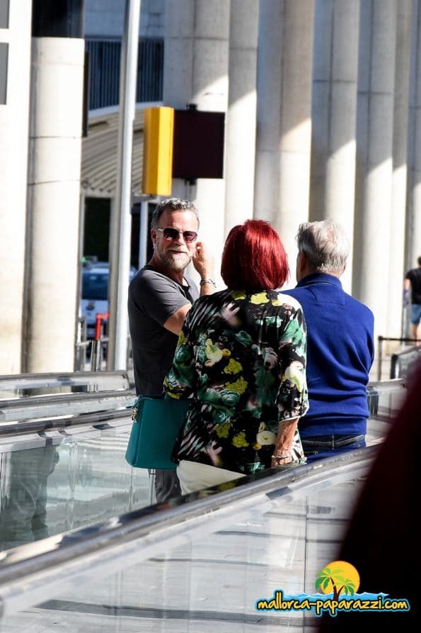 Jenke von Wilmsdorf am Flughafen Palma